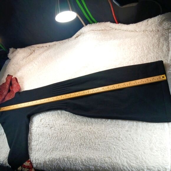 Jessica Howard Fit&Flare Knit Sweater Midi Dress Contrast Trim Black Women's L.. - Picture 13 of 15